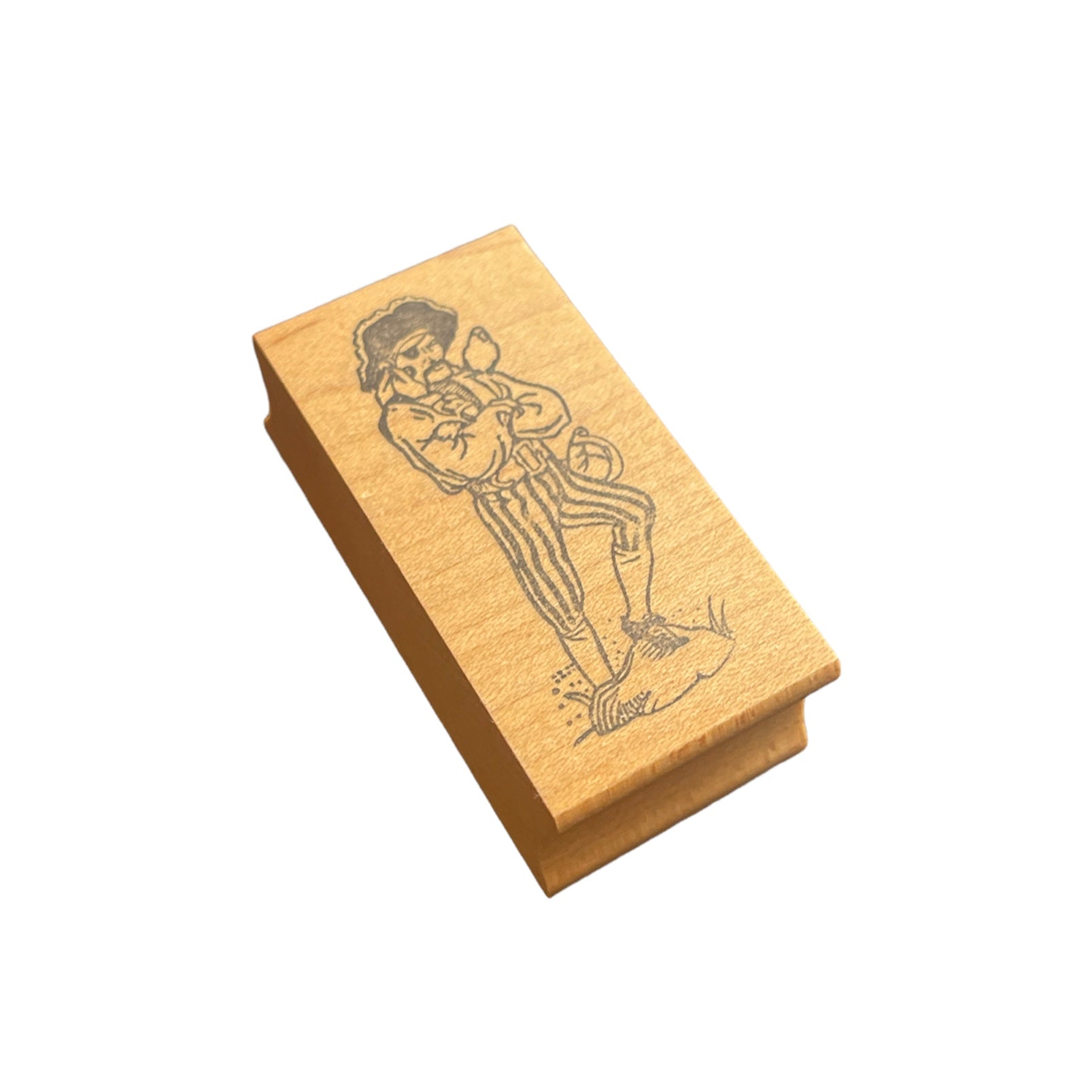 The Stamp Pad - Wood Mounted Stamp - Pirate Captain