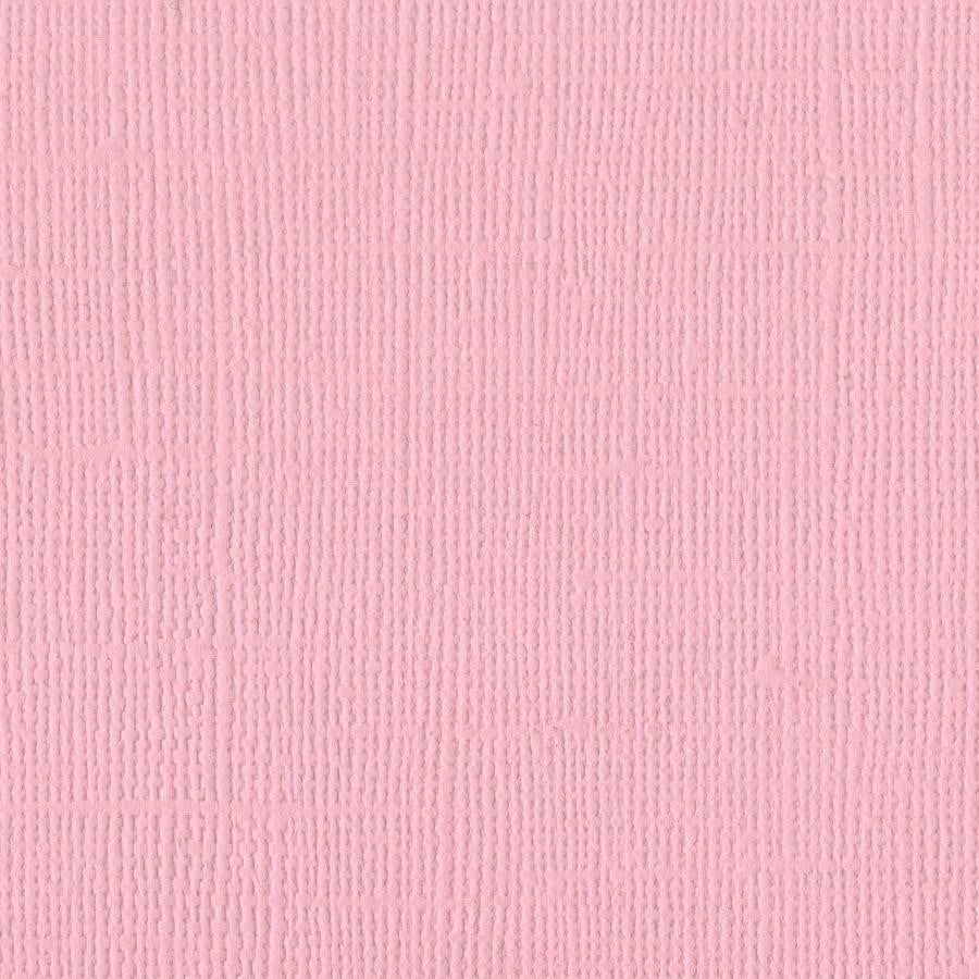 Bazzill Canvas 12 x 12 Romance rosa kartong