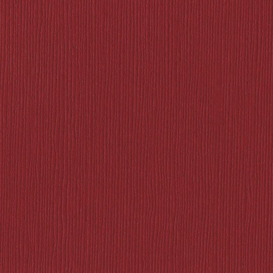 Bazzill Grass Cloth 12 x 12 Ruby Slipper rød kartong