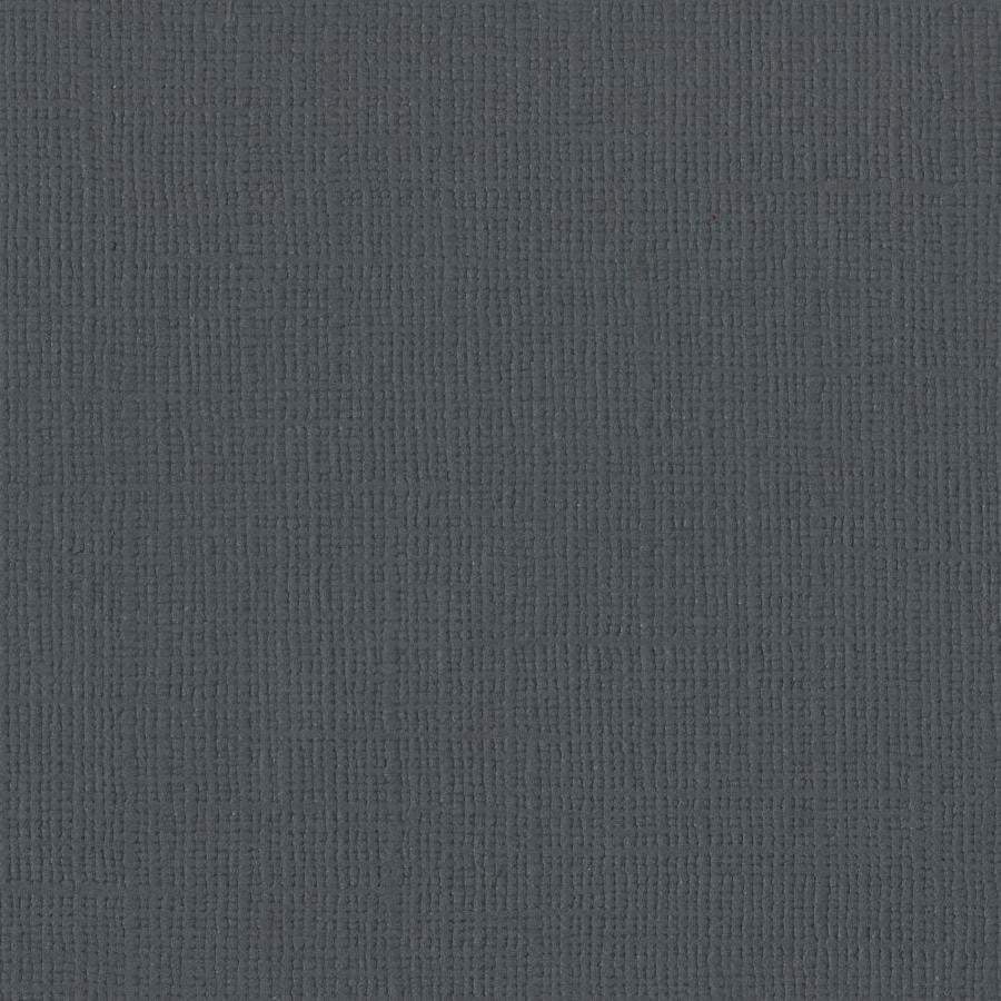 Bazzill - Canvas - Thunder 12x12" grå kartong