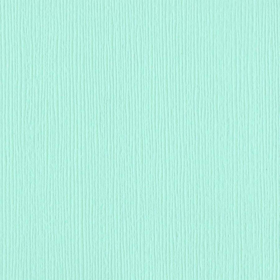 Bazzill Grass Cloth 12 x 12 Turquoise Mist turkis kartong