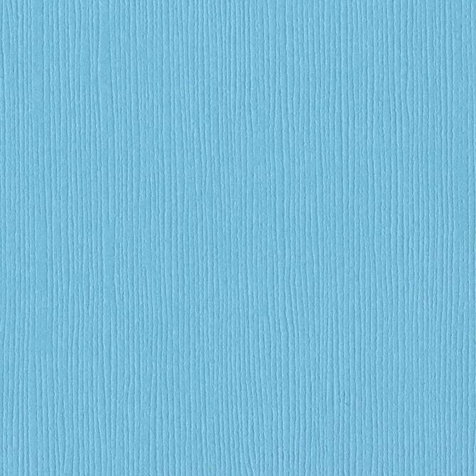 Bazzill - Grass Cloth - Vibrant Blue 12x12" blå kartong