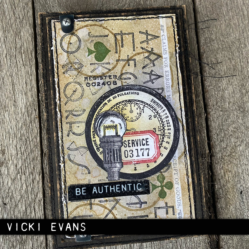 Tim Holtz Collection - Cling Stamps - The Inspector