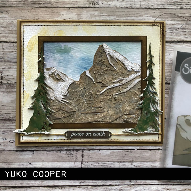 Sizzix - Tim Holtz Alterations - Thinlits - Mountain Top