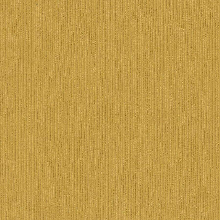 Bazzill - Grass Cloth - Yukon Gold 12x12" gul kartong
