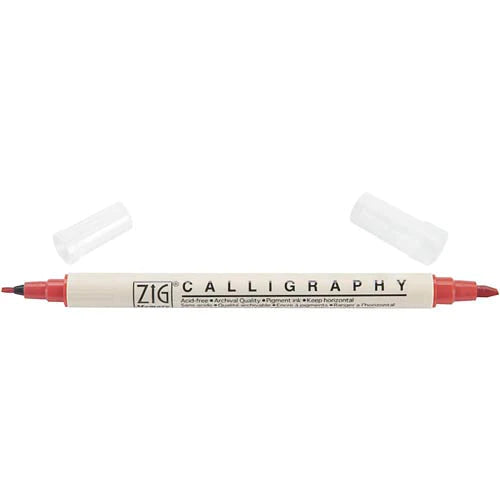 Zig - Calligraphy Marker - Pure Red