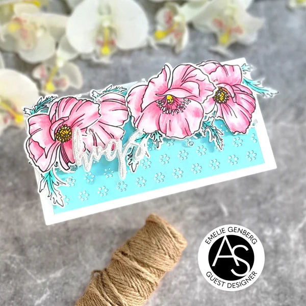 Alex Syberia Designs - Clear stamps - Cindy Lou's Poppies