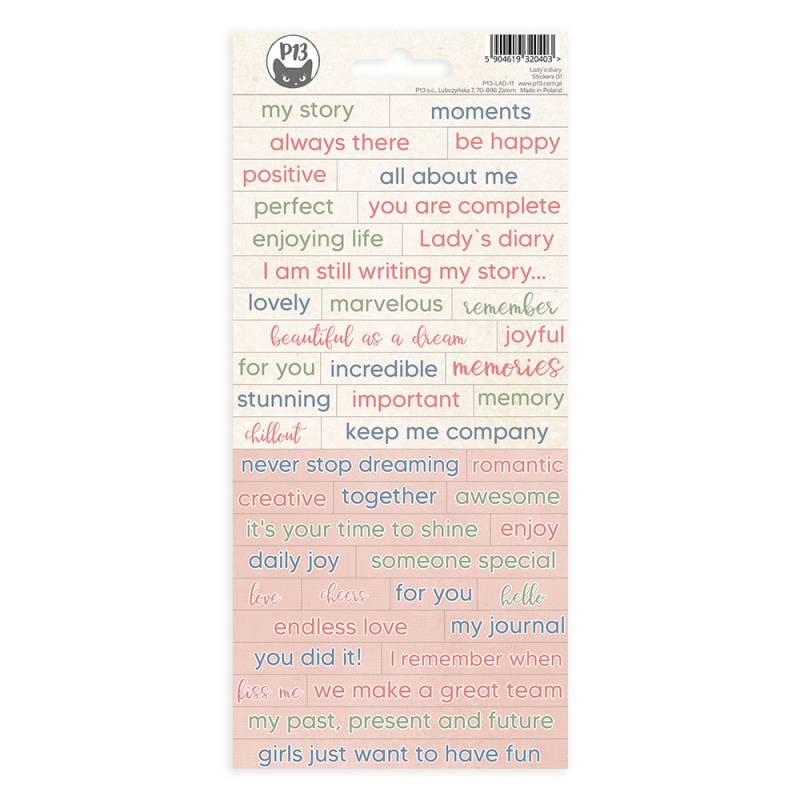 P13 - Lady's Diary - Stickers -01