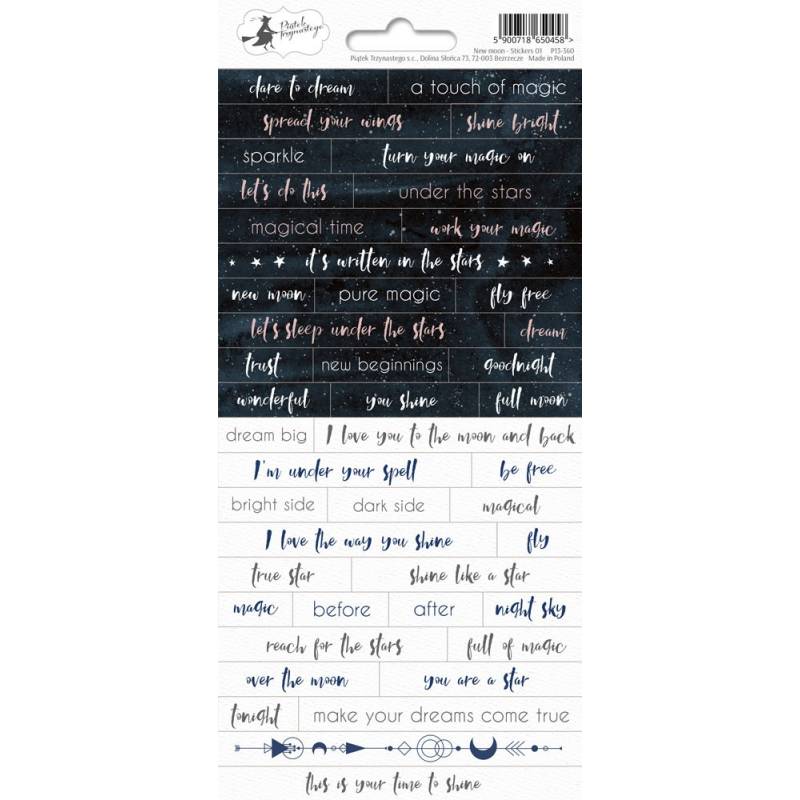 P13 - New moon - Stickers - 01