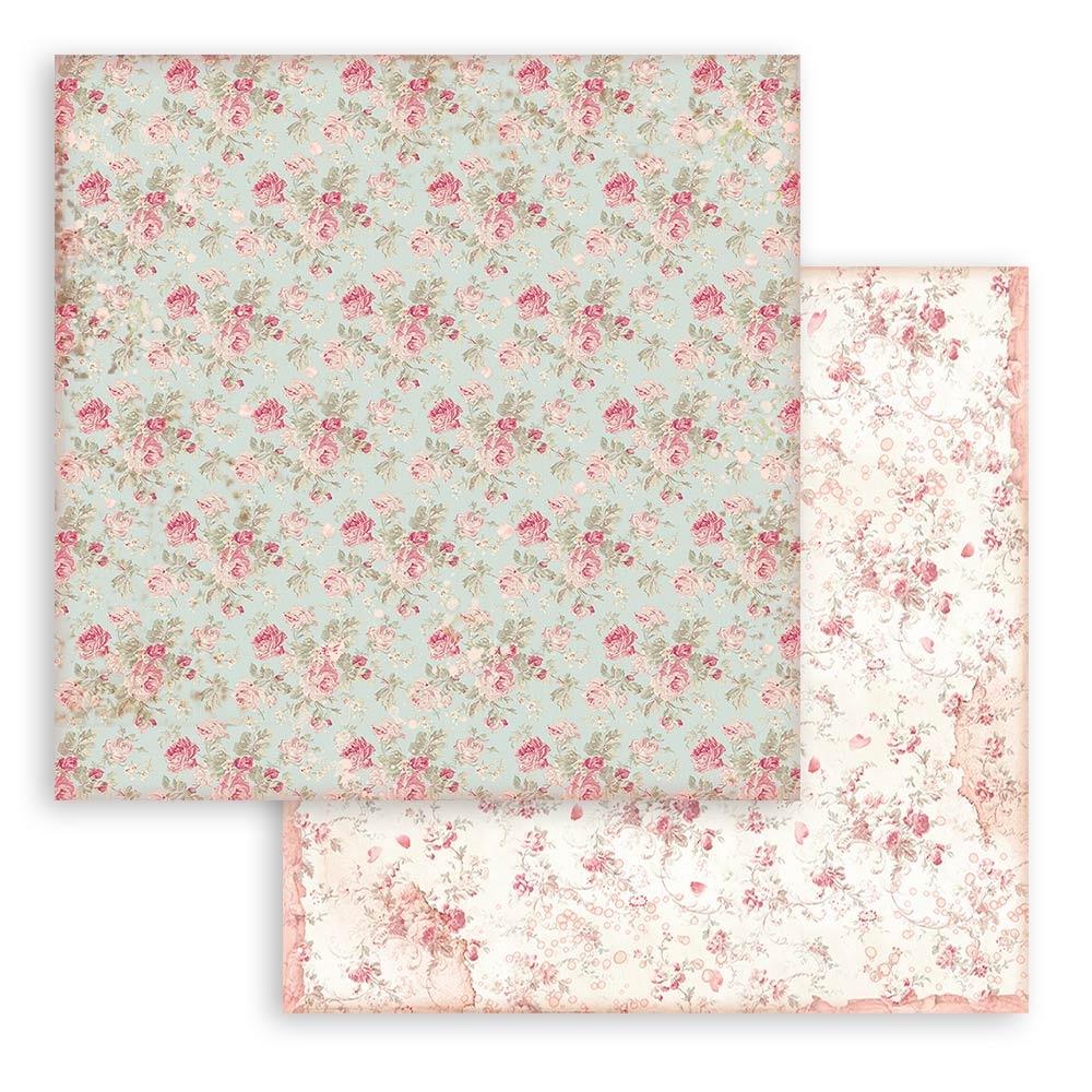 Stamperia - Rose Parfum - Background Selection - Paper Pack - 12" x 12"