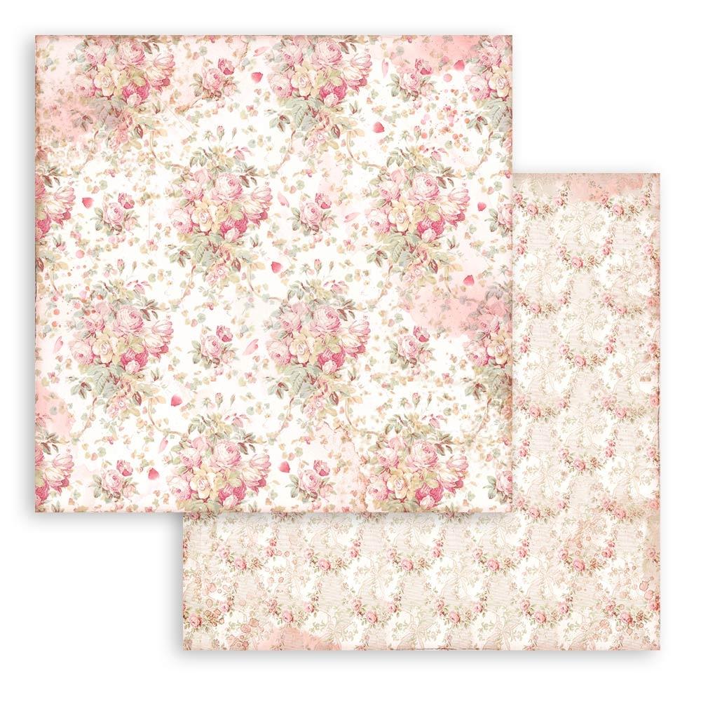 Stamperia - Rose Parfum - Background Selection - Paper Pack - 12" x 12"