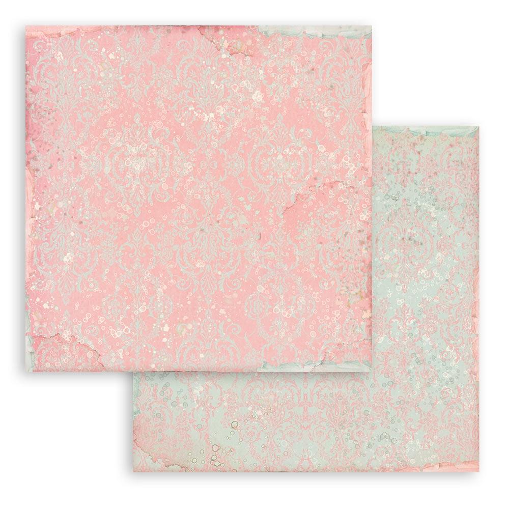 Stamperia - Rose Parfum -   Background Selection - Paper Pad - 8 x 8"