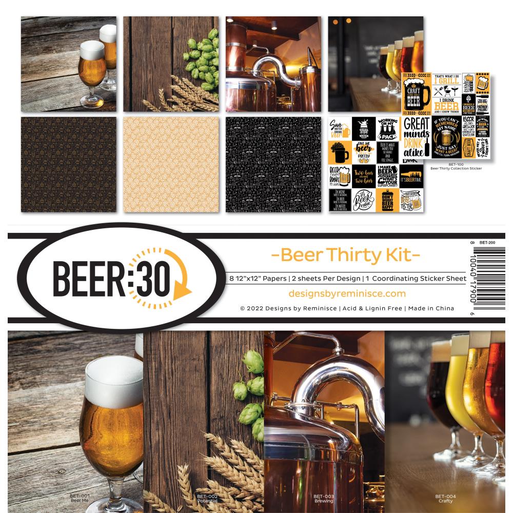 Reminisce - Beer Thirty Kit - Collection Kit -    12x12"