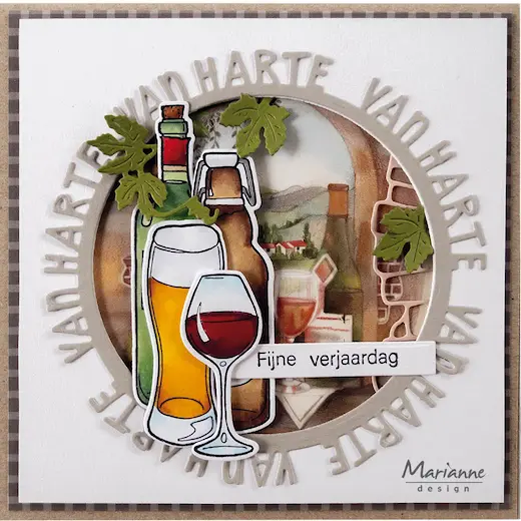 Marianne Design - Clear stamps & dies - Hetty's Beer