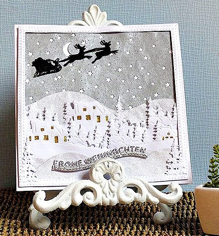 Creative Expressions - Sue Wilson - Christmas Cottage Scenes