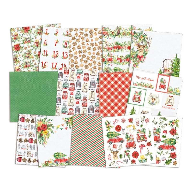 P13 - Christmas treats  - Paper Pad -  6 x 6"