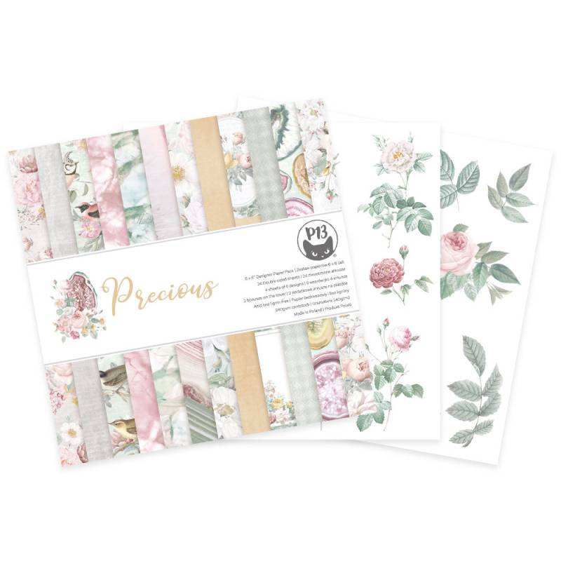 P13 - Precious - Paper Pad -  6 x 6"