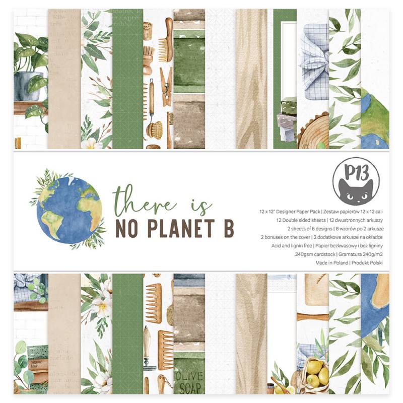 P13 -There is no planet B   - Paper Pad -  12 x 12"