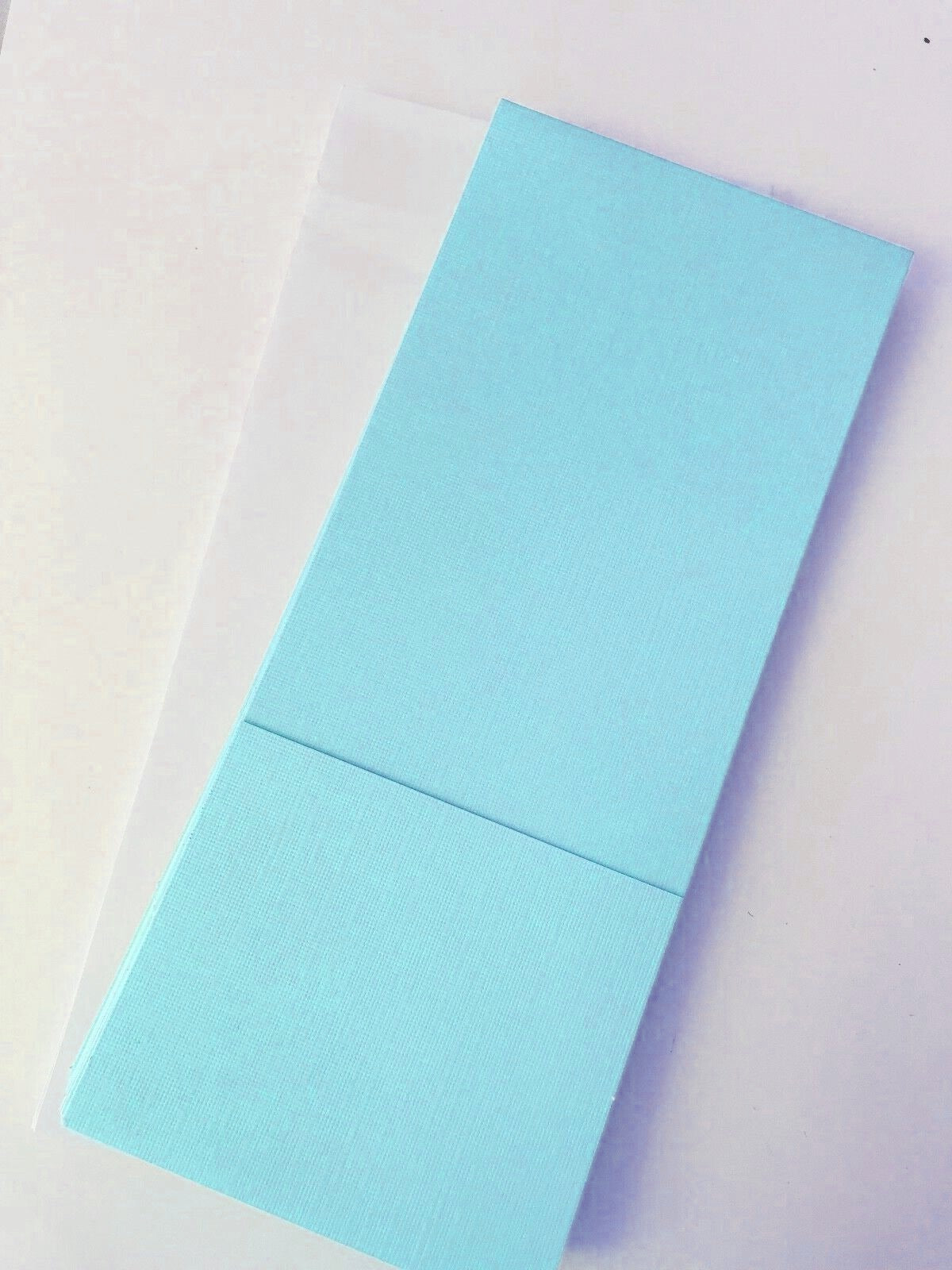 DCWV - Card & Envelopes - 10" Size Gatefold - Blue