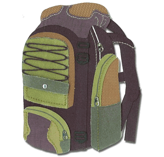 Jolee's - Camping Backpack  - Dimensjonal sticker