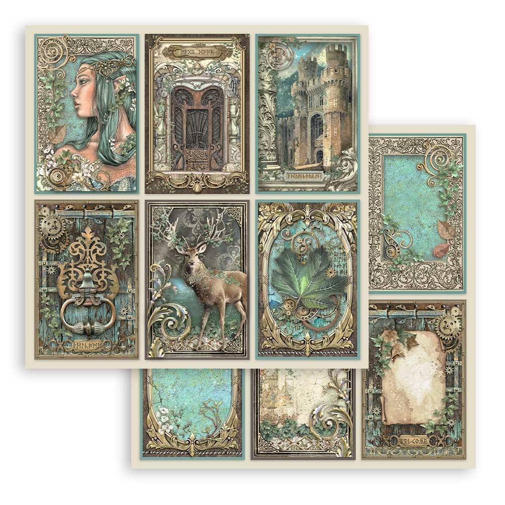 Stamperia - Magic Forest  -  Cards   12 x 12"