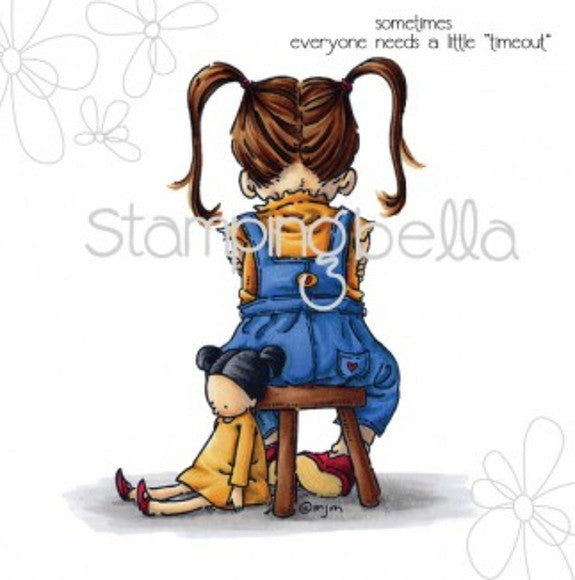 Stamping Bella: Anna and her timeout chair - Unmounted Stamp