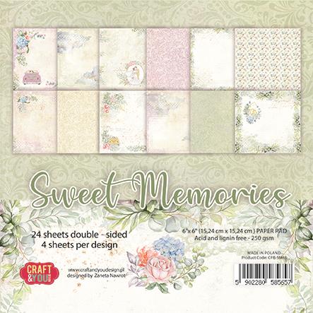 Craft & You - Sweet Memories - Paper Pad - 6x6"