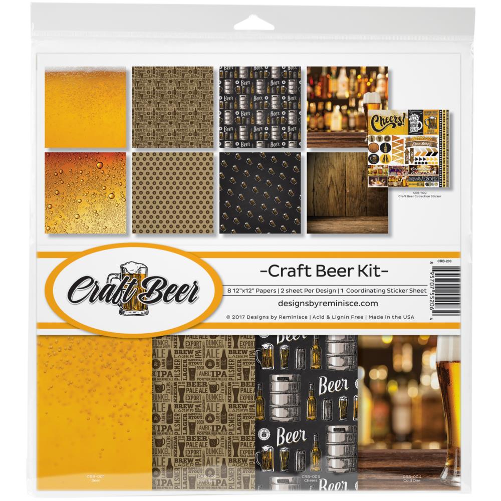 Reminisce - Craft Beer - 12x12" Collection Kit