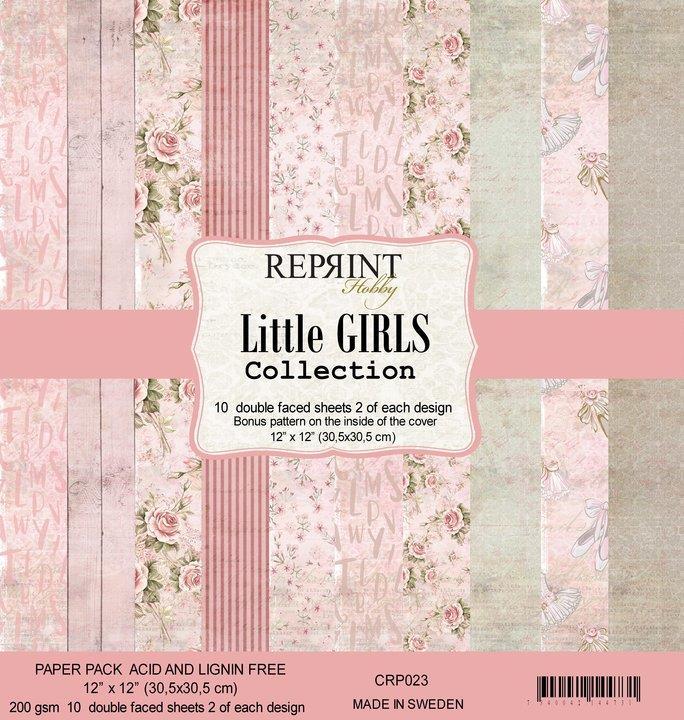 Reprint - Little Girls Collection - Paper Pack   12 x 12"