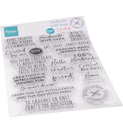 Marianne Design - Clear stamps - Handmade with love