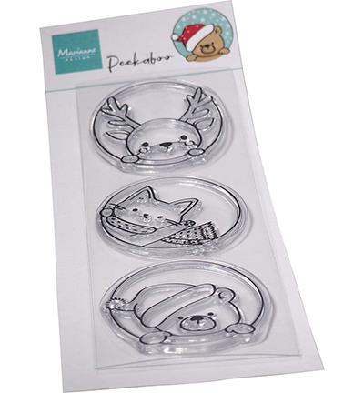 Marianne Design - Clear stamps - Peekaboo - Winter Animals