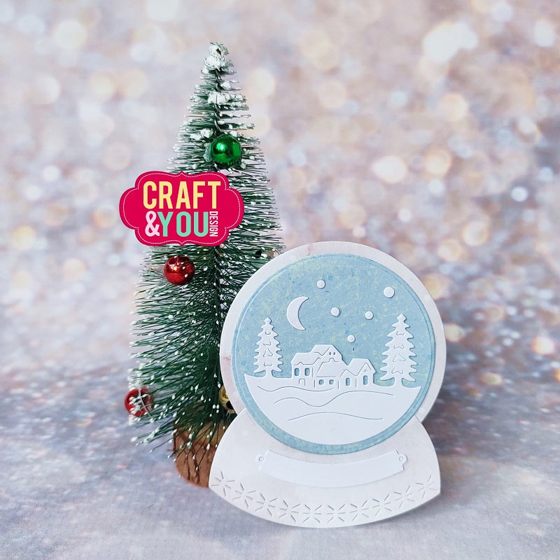 Craft and You - Dies - Snow globe