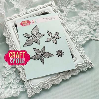 Craft and You - Dies - Poinsettia 3