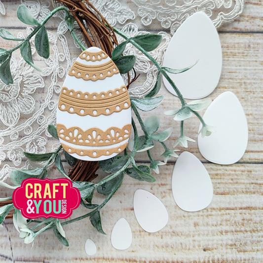 Craft and You - Dies -  Lace Eggs