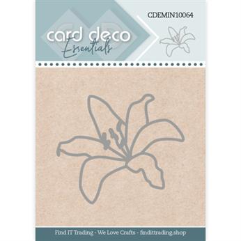 Card Deco Essentials - Dies - Lily - Påskelilje