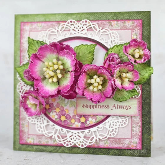 Heartfelt Creations - Cling Stamps - Small Wild Rose