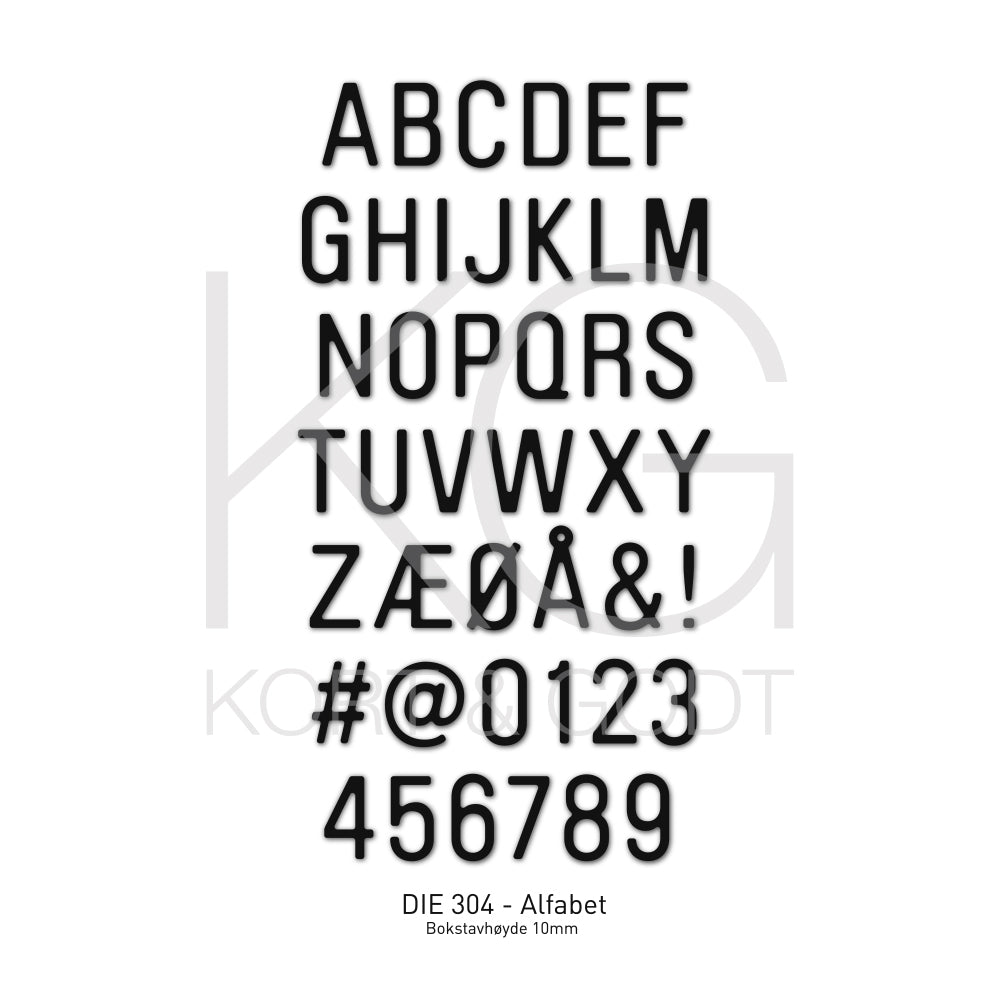 Kort & Godt - Dies - Alfabet