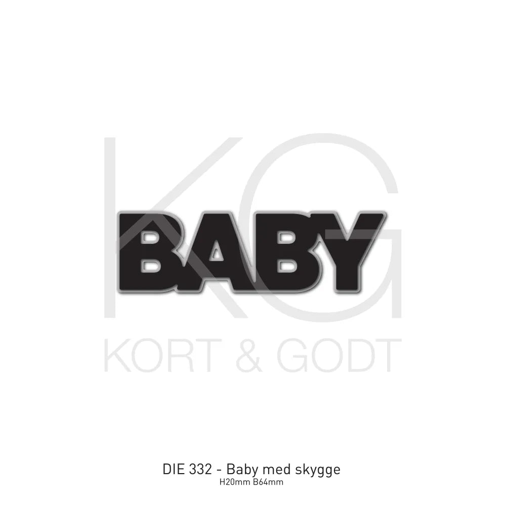 Kort & Godt - Dies - Baby m/skygge