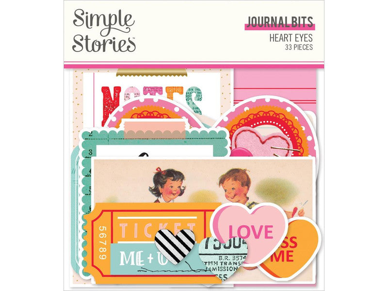 Simple Stories - Heart Eyes - Journal Bits & Pieces