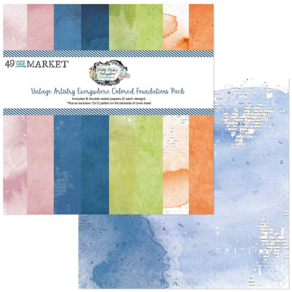 49 and Market - Everywhere - Solids Collection Pack -  12 x 12"