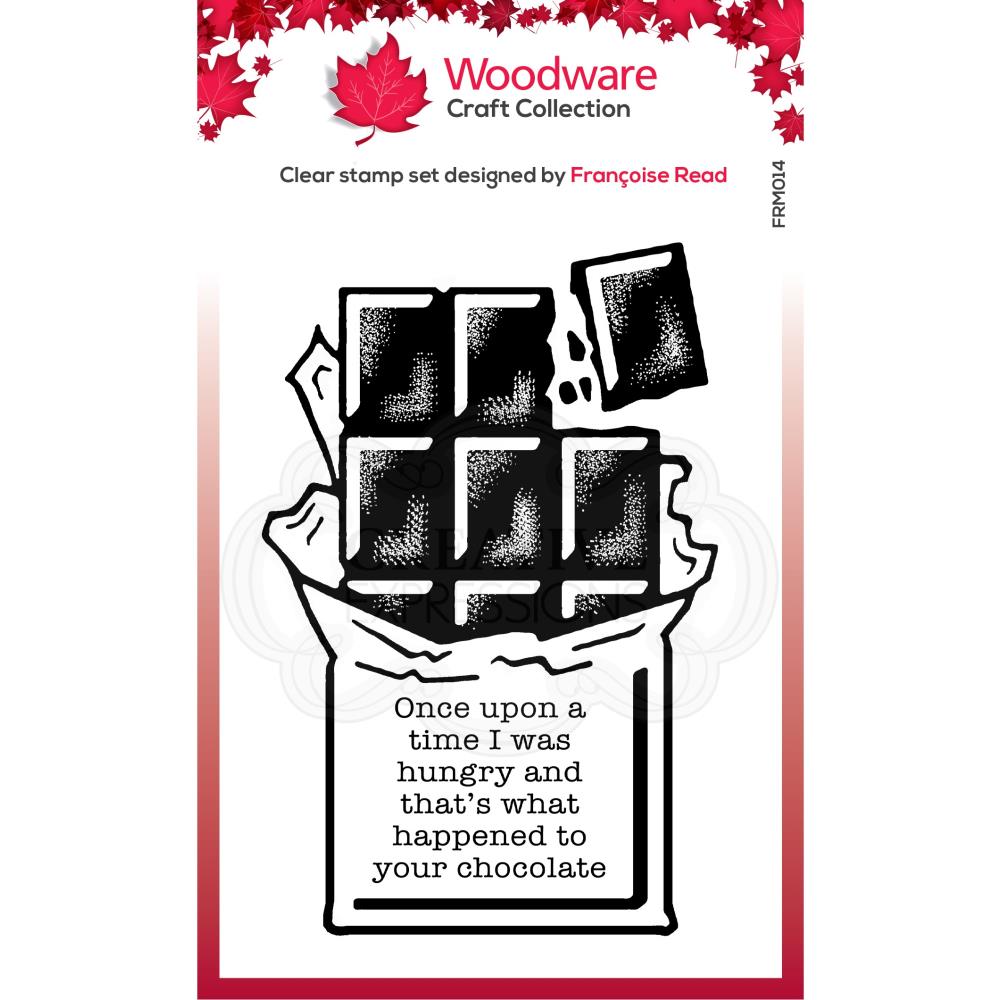 Woodware Craft Collection - Clear Stamps - Chocolate