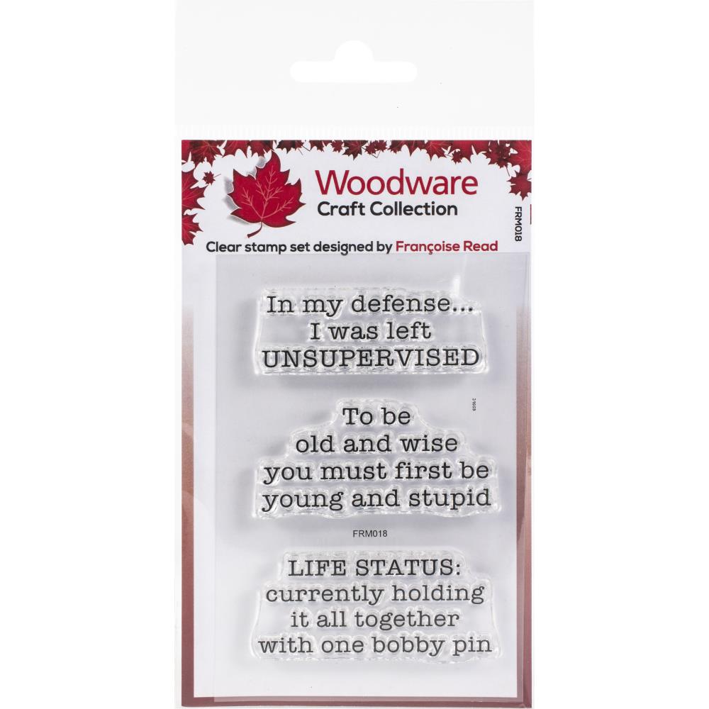 Woodware Craft Collection - Clear Stamps - Life Status