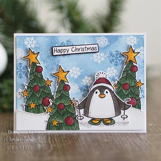 Woodware Craft Collection - Clear Stamps - Peter Penguin