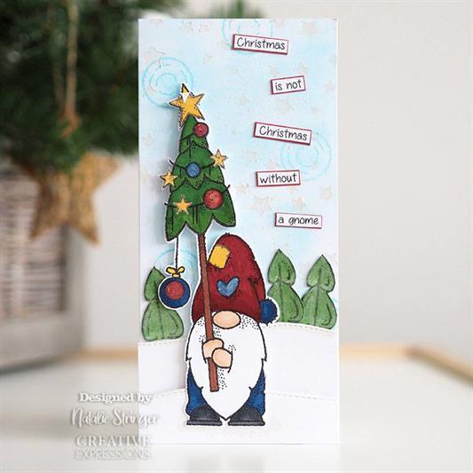 Woodware Craft Collection - Clear Stamps - Tall Tree Gnome
