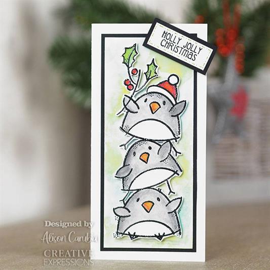 Woodware Craft Collection - Clear Stamps - Robin Stack