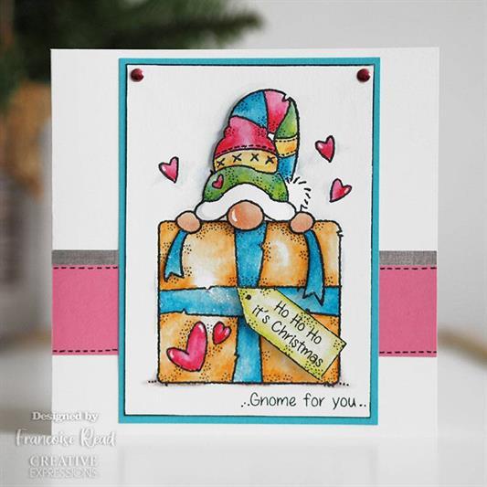 Woodware Craft Collection - Clear Stamps - Gnome Gift