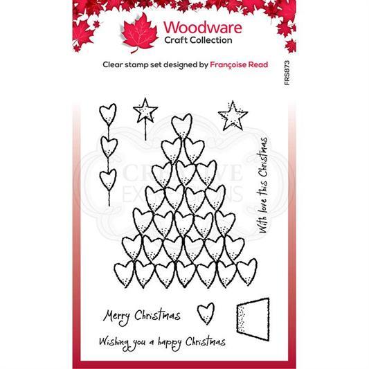 Woodware Craft Collection - Clear Stamps - Heart Tree