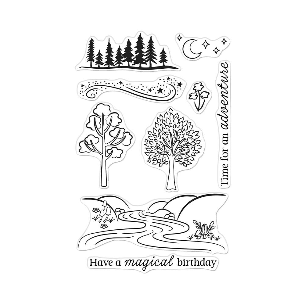 Hero Arts - Clear Stamp - Magical Forest