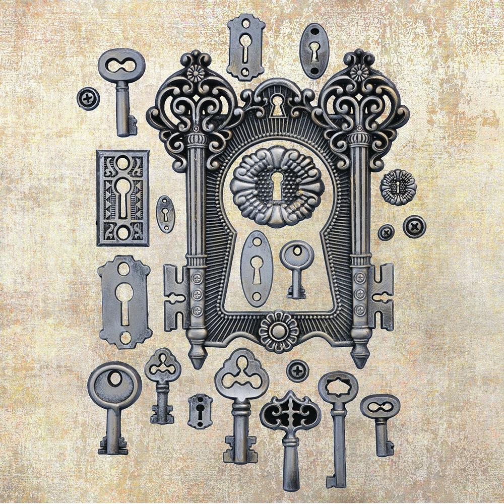 Prima - Finnabair Decor Mould - Lock and Keys