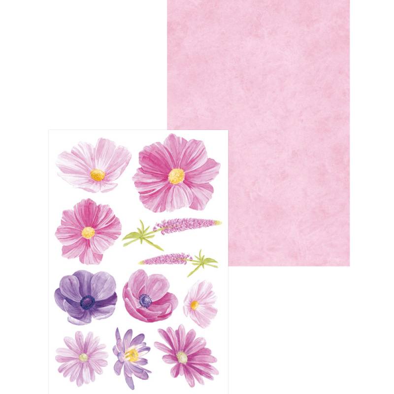 P13 - Flowers -Mini Creative Paper Pad   6 x 4"